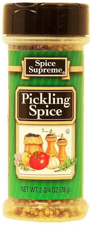 Spice Supreme pickling spice blend 2.75 ounce