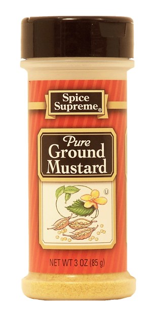 Spice Supreme mustard, pure ground 3 ounce