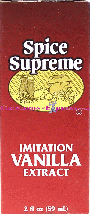 Spice Supreme extract, vanilla imitation 2 fluid ounce