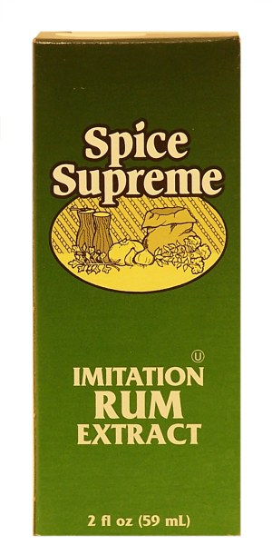 Spice Supreme extract, imitation rum 2 fluid ounce