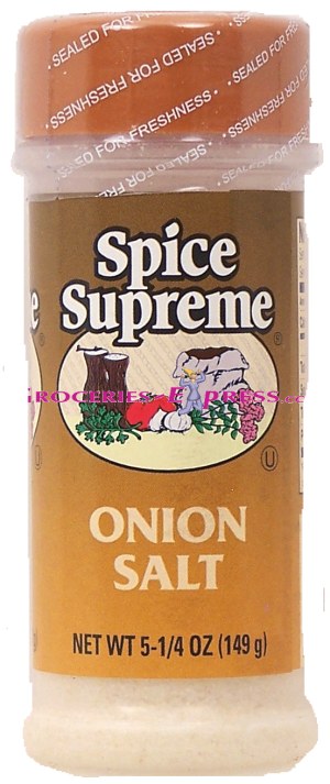 Spice Supreme onion salt 5.25 ounce