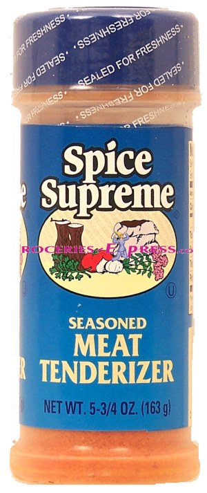 Spice Supreme meat tenderizer, seasoned 5.75 ounce