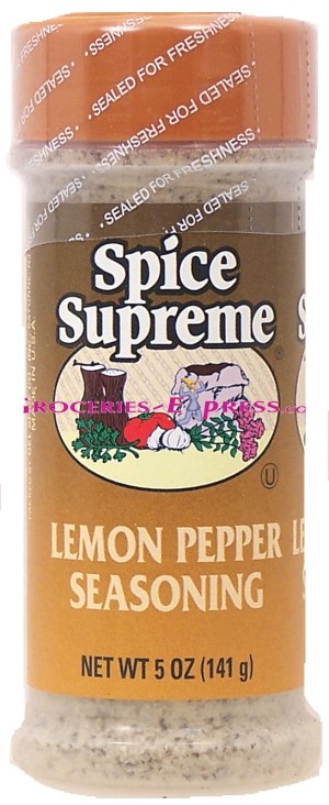 Spice Supreme lemon pepper seasoning 5 ounce