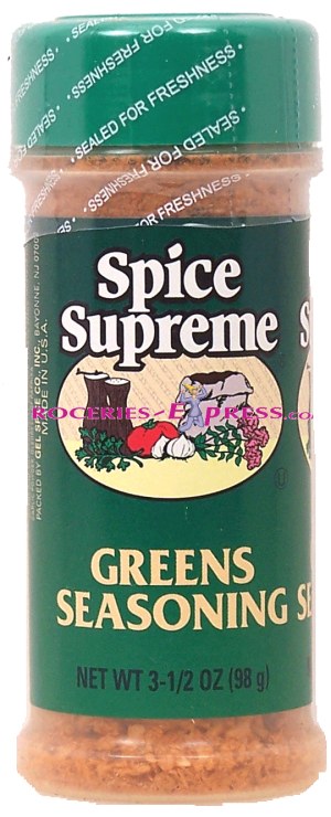Spice Supreme Greens Seasoning 3.5 ounce