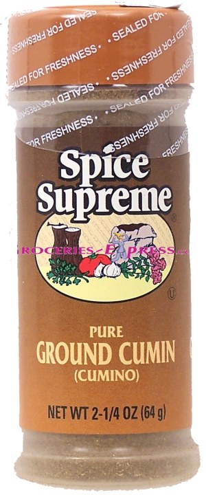 Spice Supreme pure round cumin (cumino) 2.25 ounce