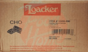 Loacker Quadratini chocolate bite size wafer cookies, 250-gram bags 8 pack