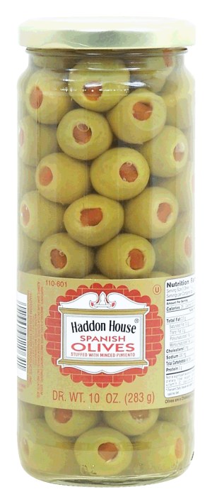 Haddon House spanish olives stuffed with minced pimento 10 ounce