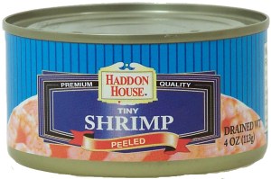 Haddon House shrimp, tiny peeled 4 ounce