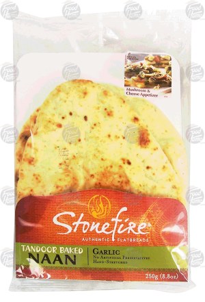 Stonefire garlic flatbread, hand-strecthed 8.8 ounce