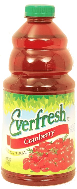 Everfresh cranberry juice cocktail from concentrate, 15% juice 64 fluid ounce