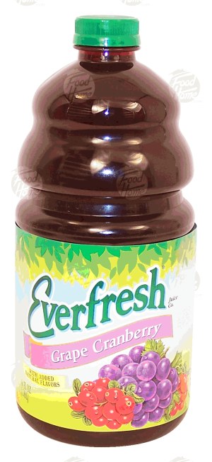 Everfresh cranberry grape juice blend cocktail from concentrate, 5% juice 64 fluid ounce