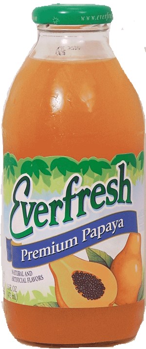 Everfresh premium papaya juice, 20% juice 16 fluid ounce