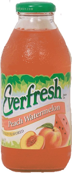 Everfresh Peach Watermelon, 10% juice 16 fluid ounce