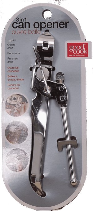 Good Cook can opener, chrome 1 count