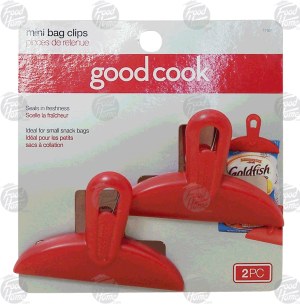 Good Cook mini bag clips, 2-pack multi-color 2 count