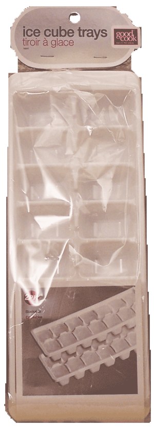Good Cook stackable ice cube trays 2 count