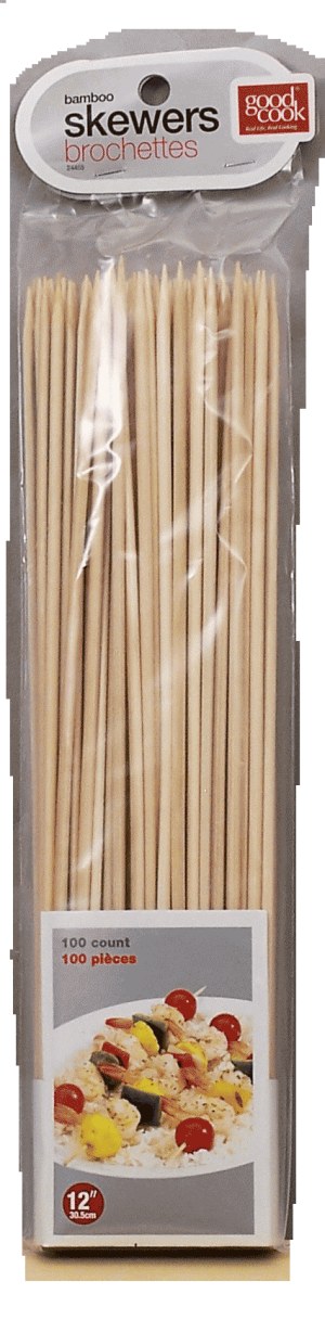 Good Cook 10 inch skewers-bamboo 100 count