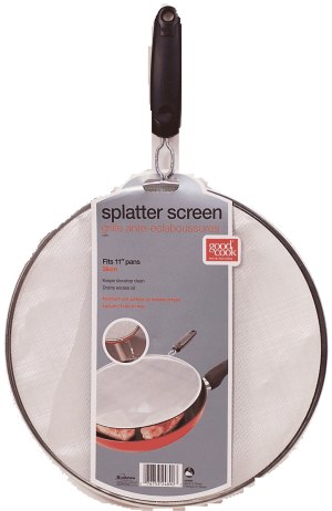 Good Cook splatter screen with handle, fits 11 inch pans 1 count