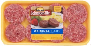Johnsonville original recipe breakfast sausage patties, 8-count 12 ounce
