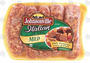 Johnsonville italian sausage, mild, 5-count, bunsize 19.76 ounce