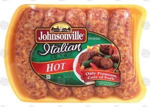 Johnsonville hot italian sausage, ground 16 ounce