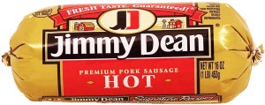 Jimmy Dean hot premium pork sausage 16 ounce