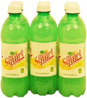 Squirt diet citrus soda, caffeine free, 16.9-fl. oz. 6 pack