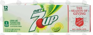 7 Up Soda Diet 12 Oz Cool Pack 12 pack