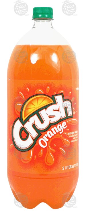 Crush orange flavor carbonated soda 2