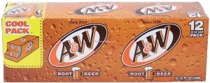 A & W Root Beer 12 Oz Cool Pack 12 pack