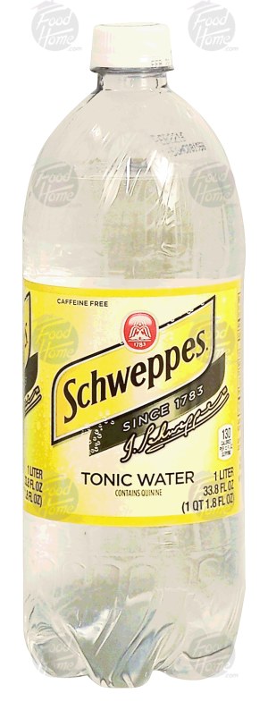 Schweppes tonic water, contains quinine 1