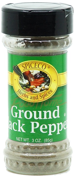 SpiceCo ground black pepper 3 ounce