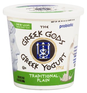 The Greek Gods traditional plain greek yogurt, probiotic 24 ounce