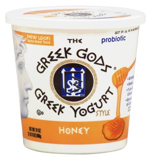 The Greek Gods honey flavored greek yogurt, probiotic 24 ounce