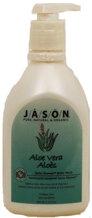Jason Natural Cosmetics Pure, Natural & Organic satin shower body wash, paraben free 30 fluid ounce