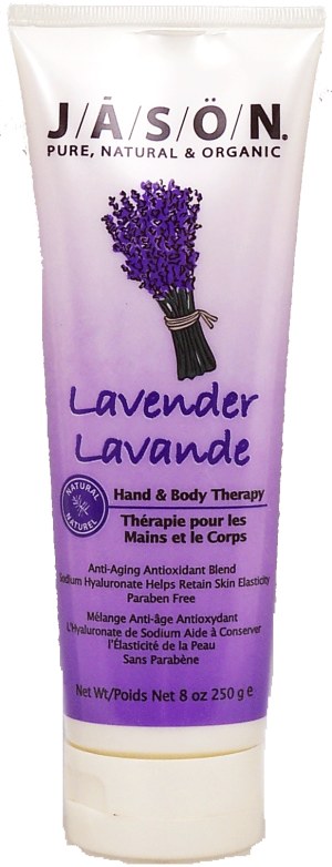 Jason Natural Cosmetics lavender hand & body therapy; pure natural & organic 8 ounce