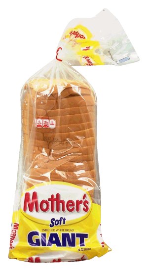 Mother's soft enriched white sliced bread 24 ounce