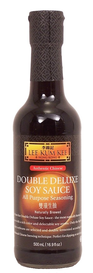 Lee Kum Kee Double Deluxe soy sauce, naturally brewed, authentic chinese 16.9 fluid ounce