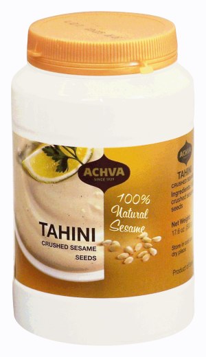 Achva tahini, crushed sesame seeds 17.6 ounce