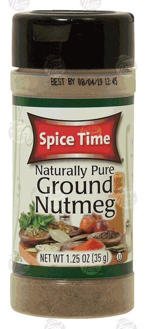 Spice Time ground nutmeg, naturally pure 1.25 ounce