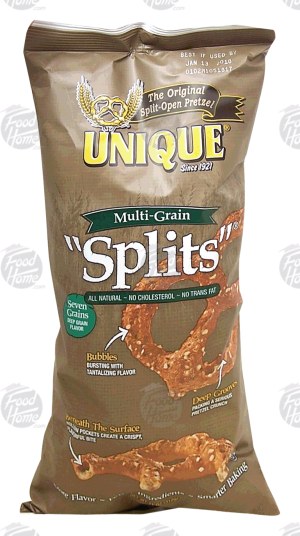 Unique Splits multi-grain pretzel snacks 11 ounce