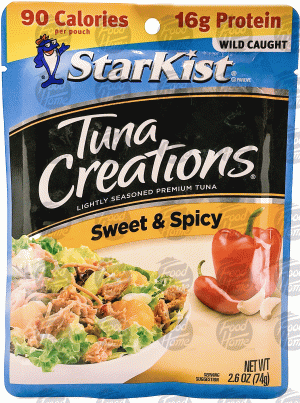 Starkist Tuna Creations sweet & spicy lightly marinated premium chunk light tuna 2.6 ounce