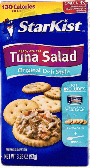 Starkist tuna salad with crackers original deli style 3.28 ounce