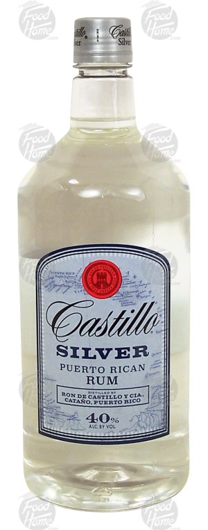 Castillo Silver puerto rican rum, 40% alc. by vol. 1.75