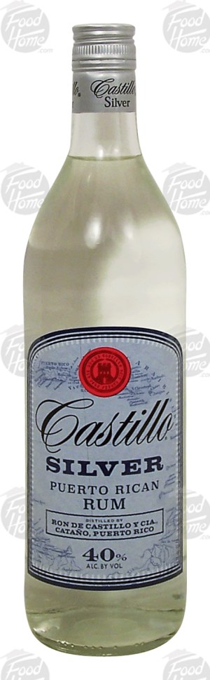 Castillo Silver peurto rican rum, 40% alc. by vol. 750 milliliter
