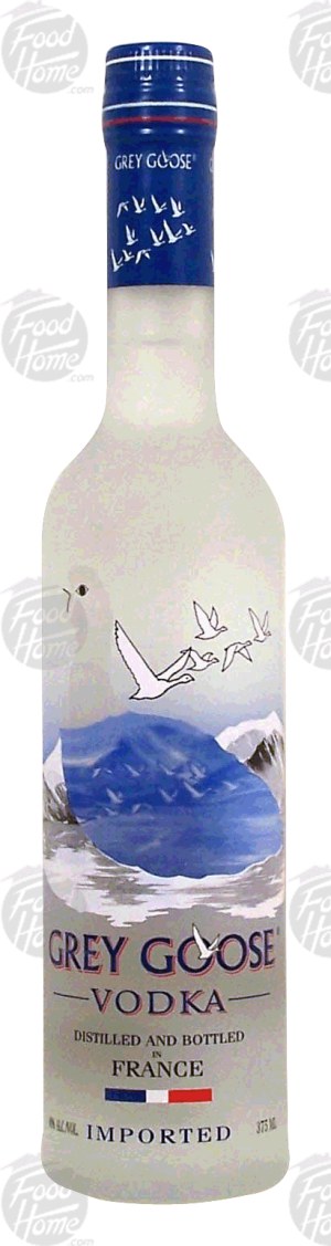 Grey Goose vodka imported from France, 40% alc. by vol. 375 milliliter