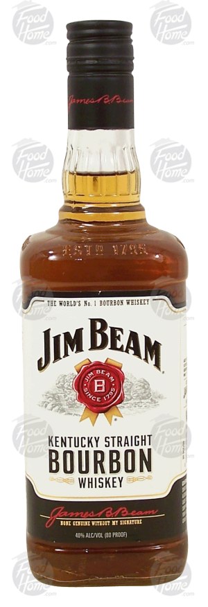 Jim Beam kentucky straight bourbon whiskey, 40% alc. by vol. 750 milliliter
