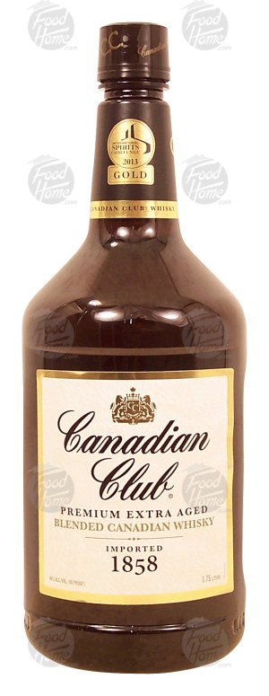 Canadian Club Imported 1858 blended canadian whisky, 40% alc. by vol. 1.75