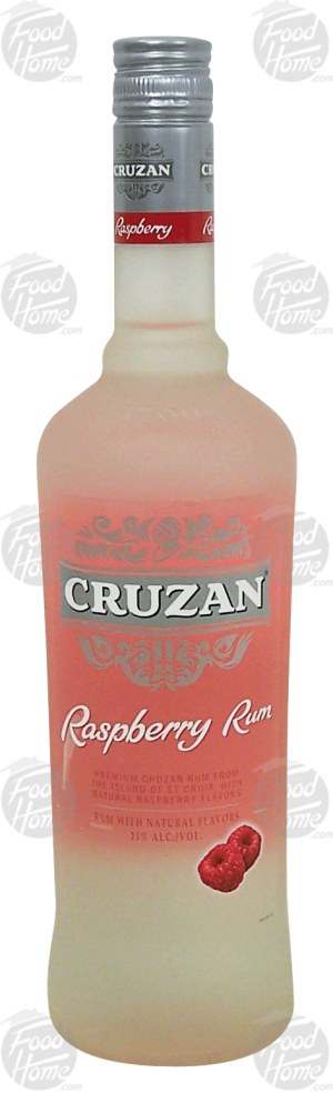 Cruzan raspberry flavor rum, 21% alc. by vol. 750 milliliter