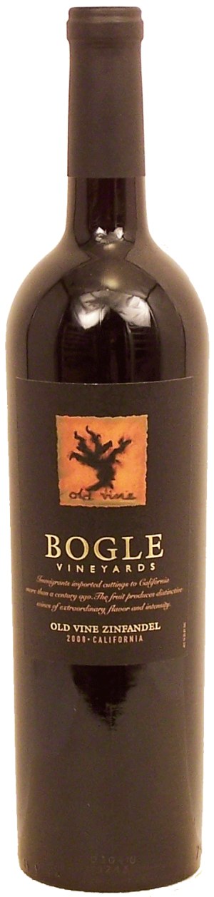 Bogle Vineyards old vine zinfandel wine of California, 14.5% alc. by vol. 750 milliliter
